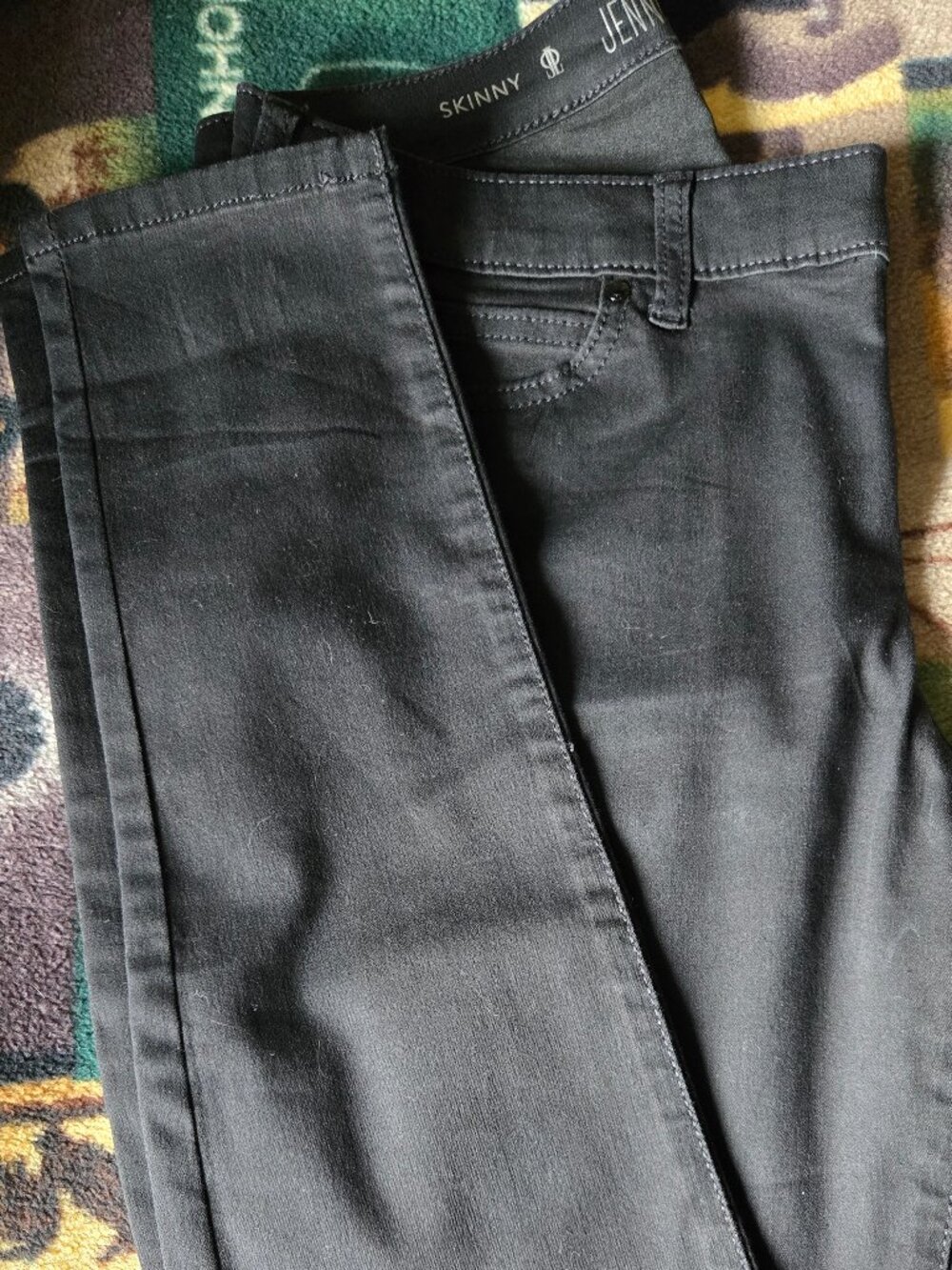 Jennifer Lopez Skinny Jeans Dark Black Sz.12